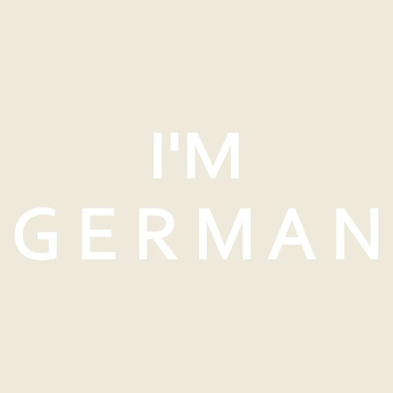Im german - germany