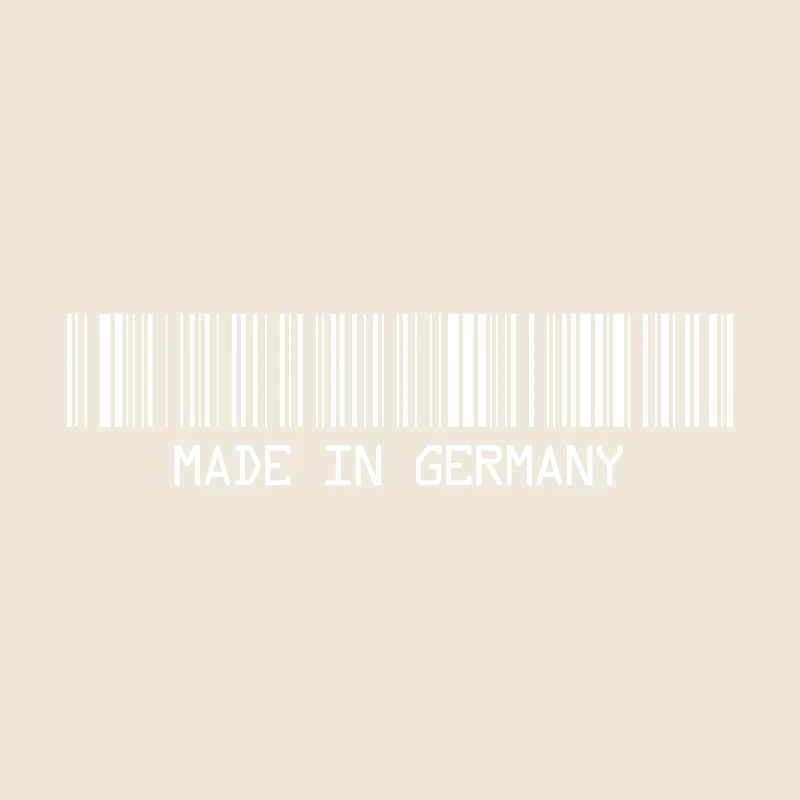 Made in Germany - Deutschland - Barcode - Strichco