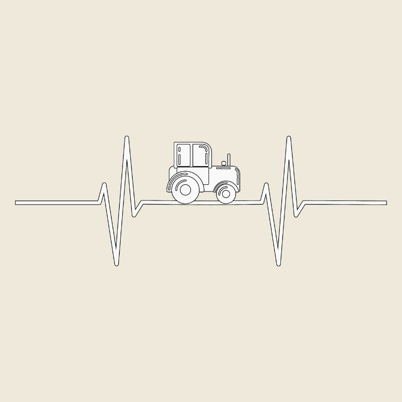 Herzschlag mit Trecker / Traktor