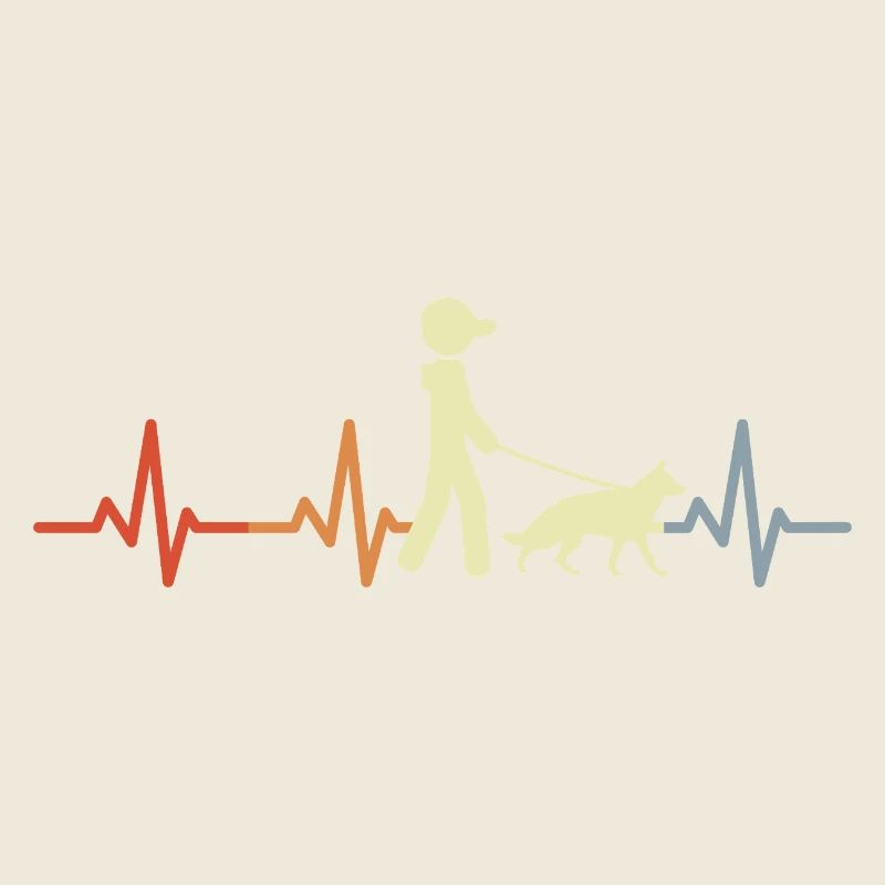 German Shepherd Cardiogram
