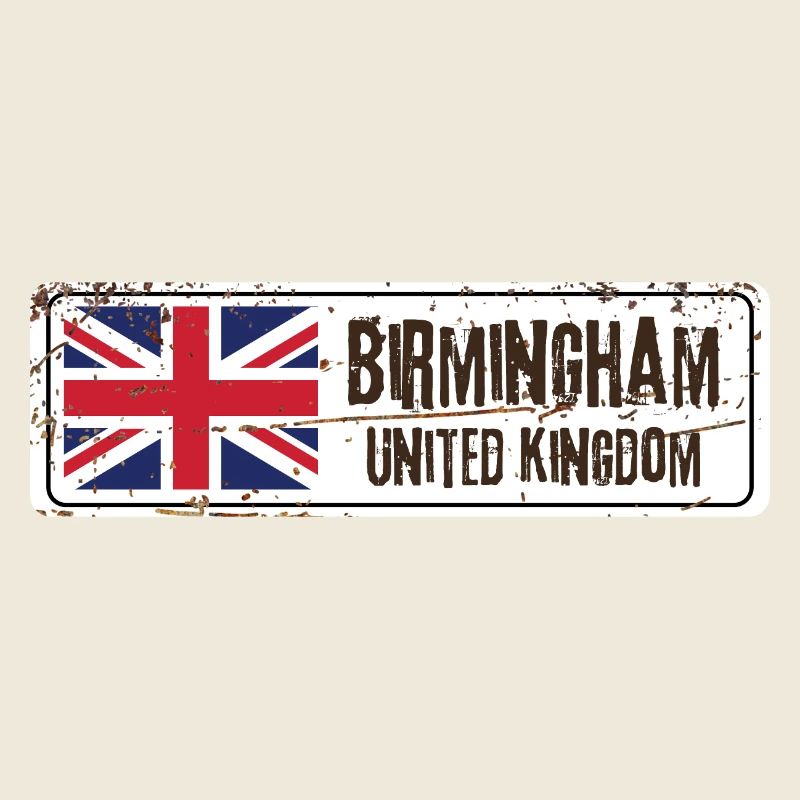 Birmingham Royaume-Uni Drapeau