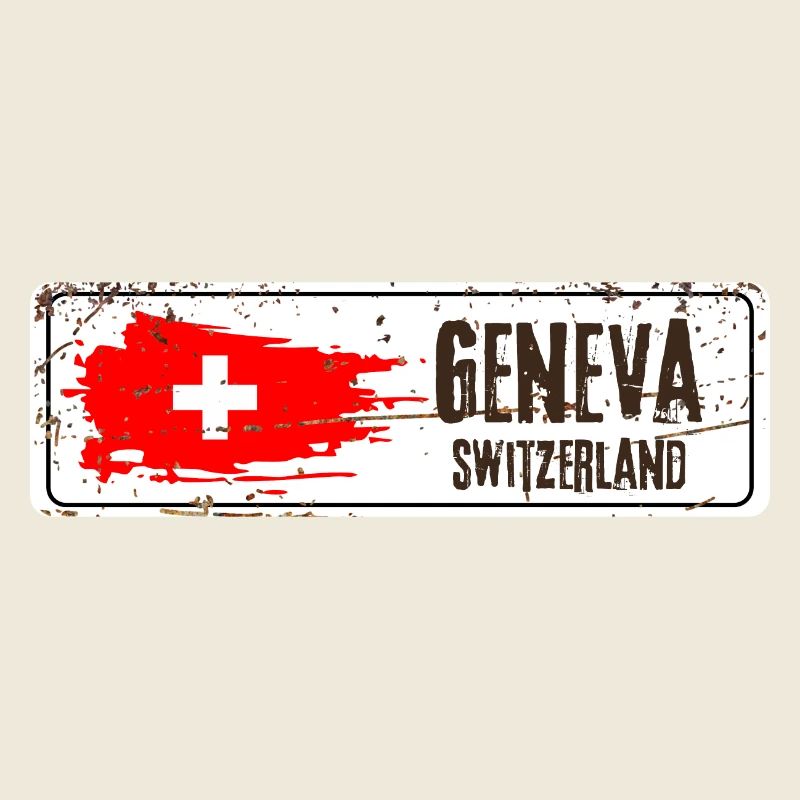 Genève Suisse Drapeau
