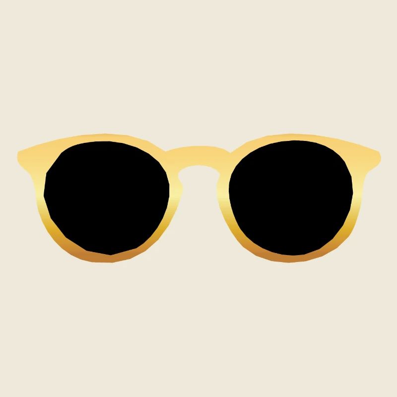 goldene Sonnenbrille 2 B