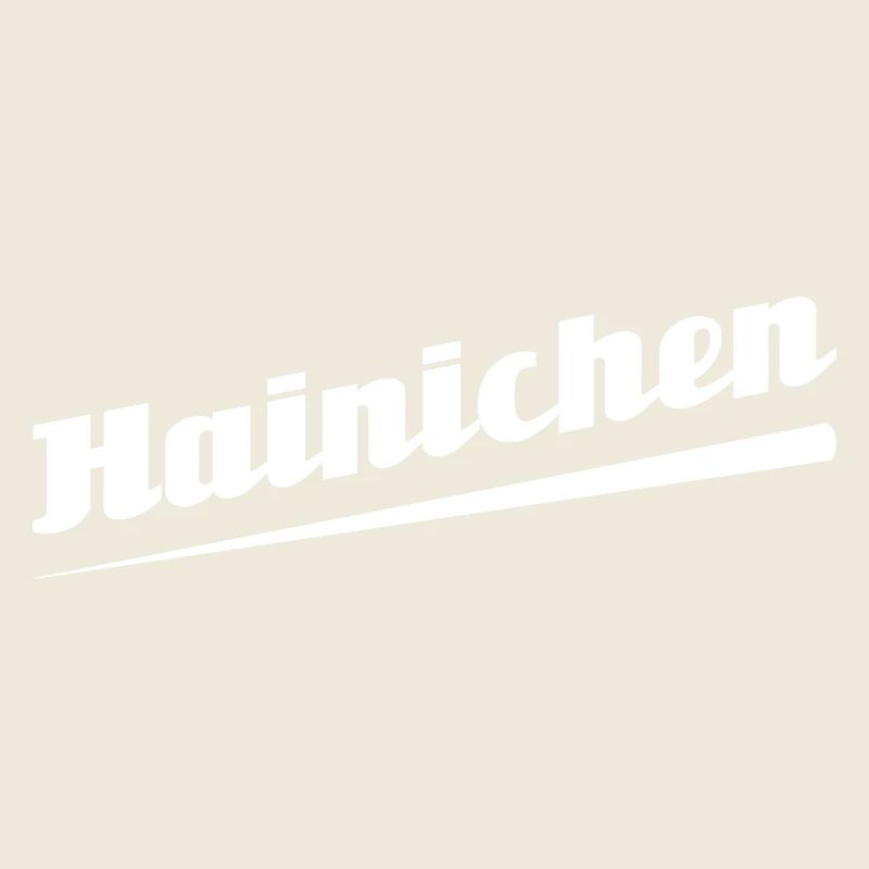 Hainichen - Conception de texte avec des noms de villes