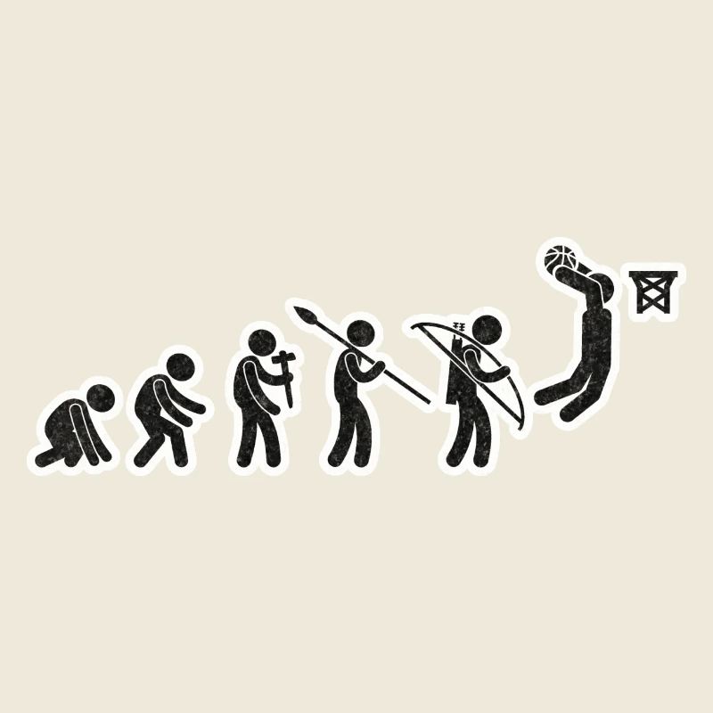 Evolution Basket-ball Noir Grunge