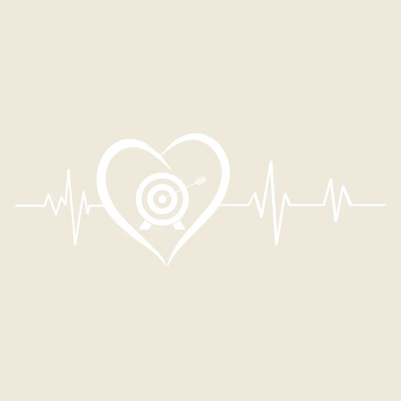 Herzschlag-Bogenschießen