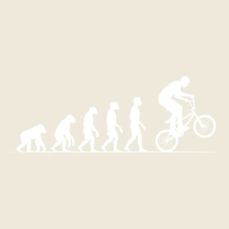 Evolution BMX Bicycle T-Shirt Motif