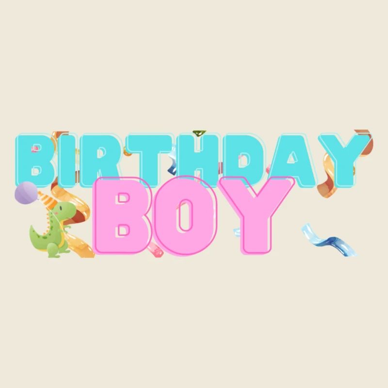 Dino Geburtstagsjunge