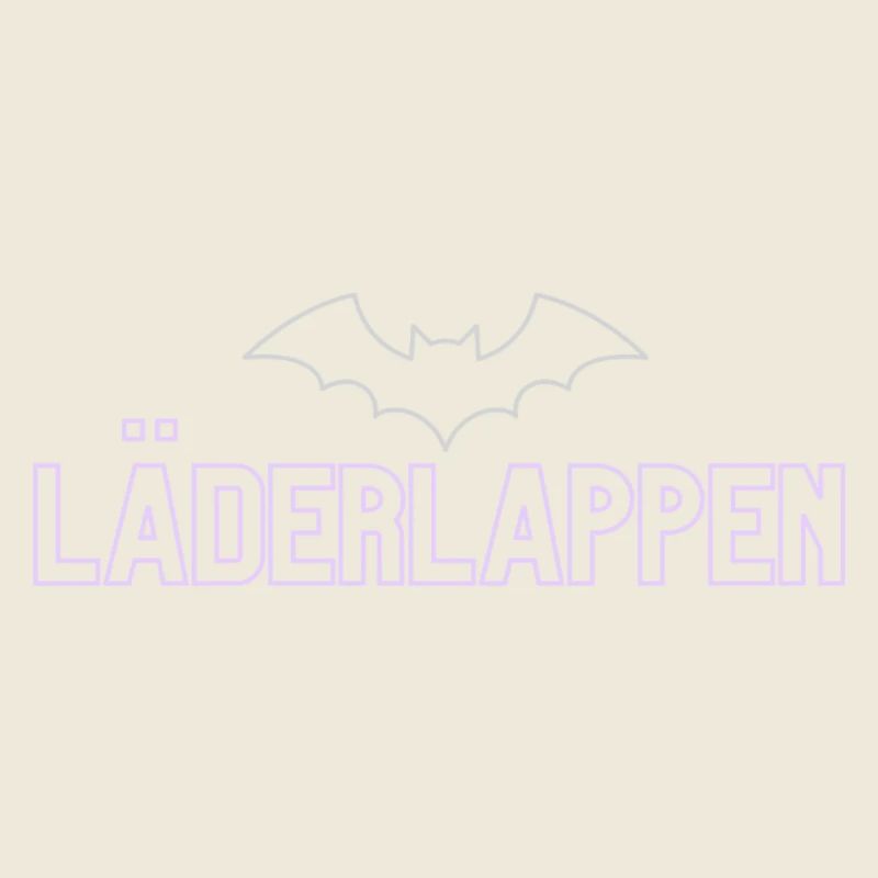 Lila Bat Neon Schriftdesign