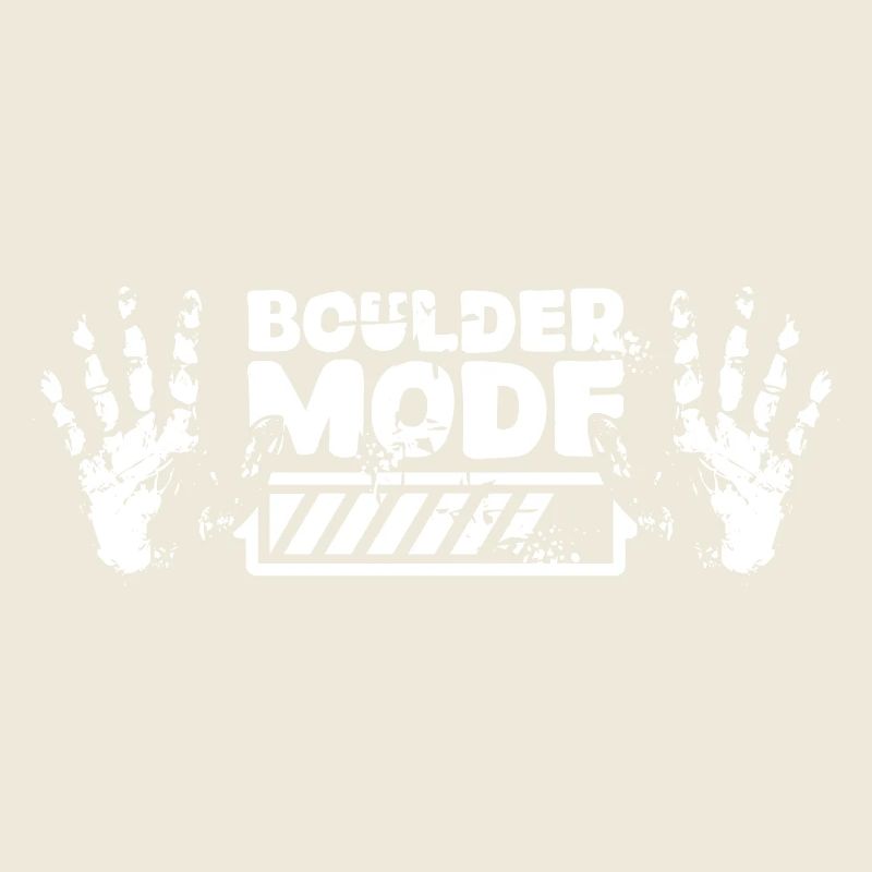 Boulder Chalk loading Hand Kletterer Symbol Logo