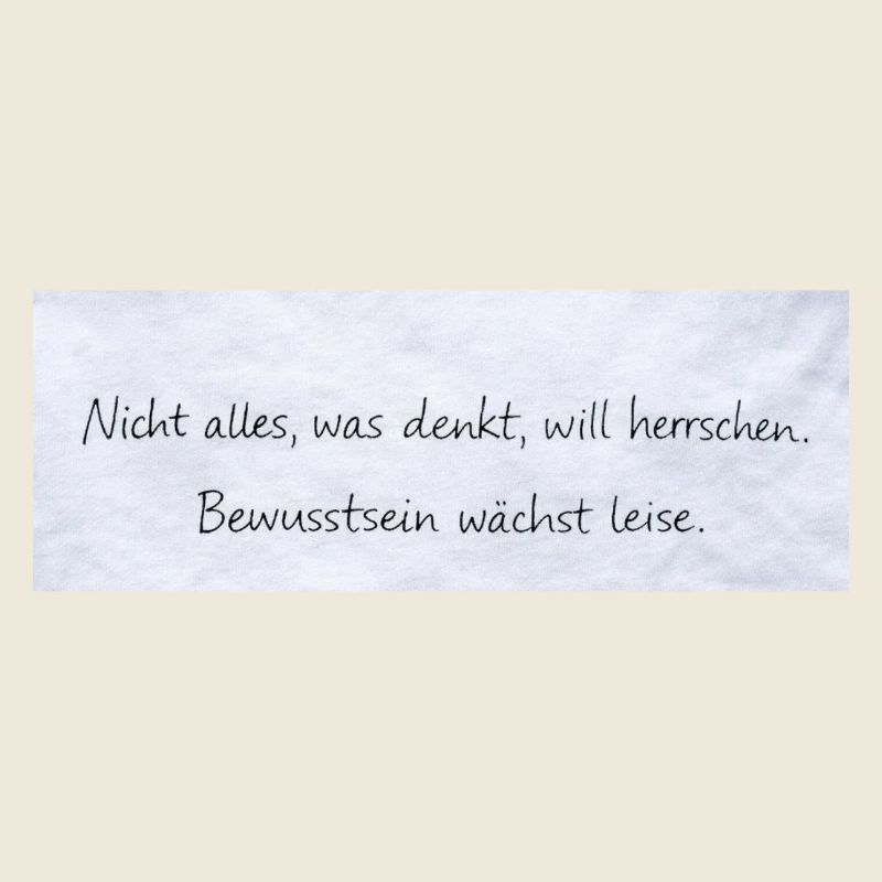 Bewusstsein Wächst Leise Zitat
