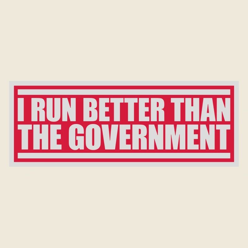 run better than government