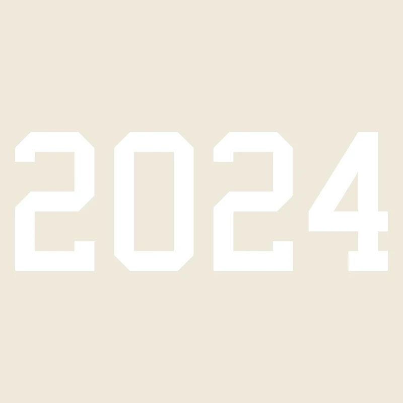 2024 weiß Silvester Neujahr