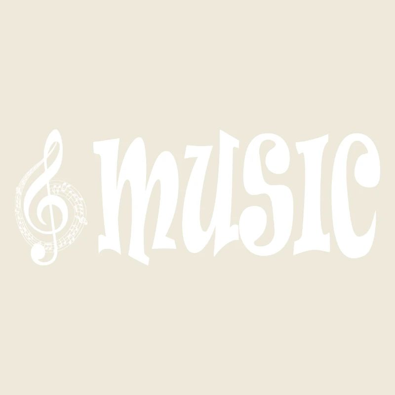 Musique - Style typographique classique rétro