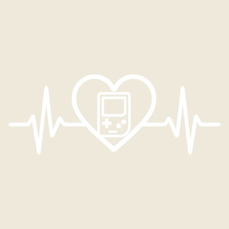 Cœur Rétrogaming – Vintage Handheld Console