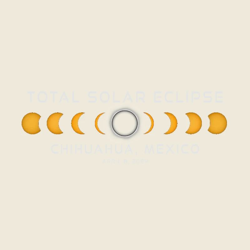 Chihuahua Mexique Eclipse de Soleil 2024 8 avril