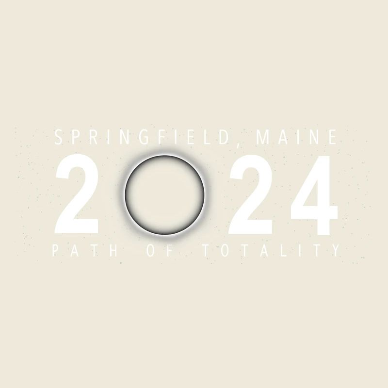 Eclipse de Soleil Springfield Maine 8 avril 2024