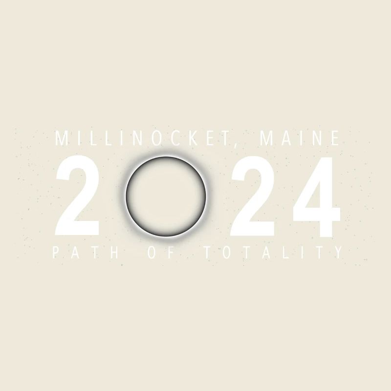 Eclipse de Soleil Millinocket Maine 8 avril 2024