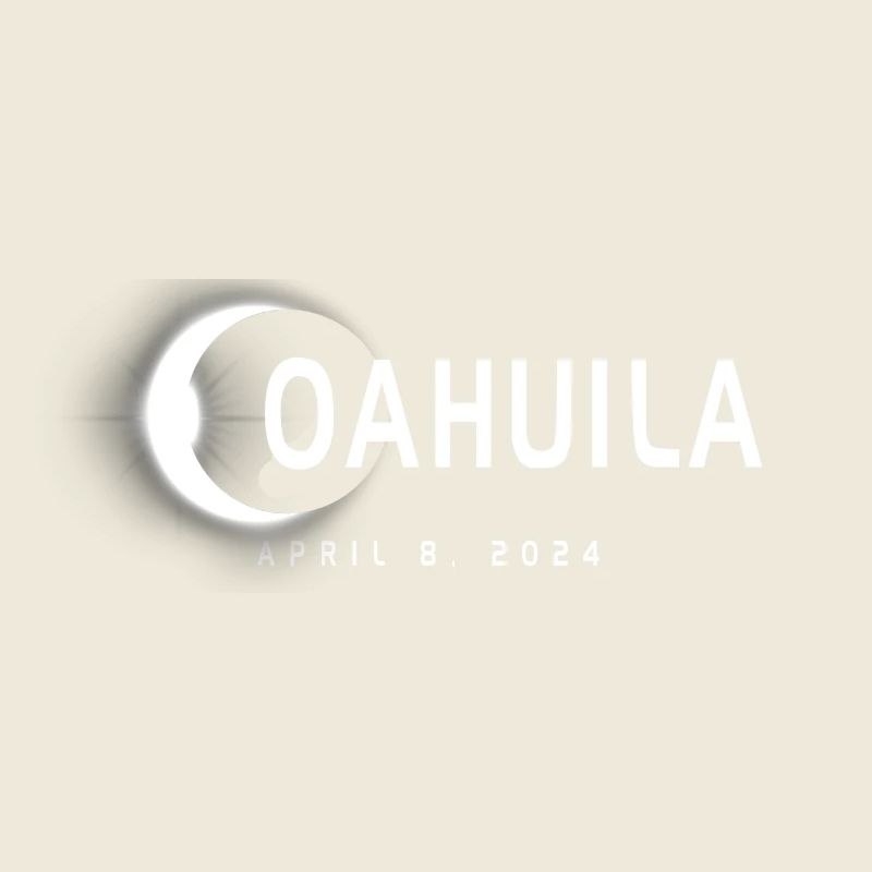 Coahuila Mexique Eclipse Souvenir 8 avril 2024