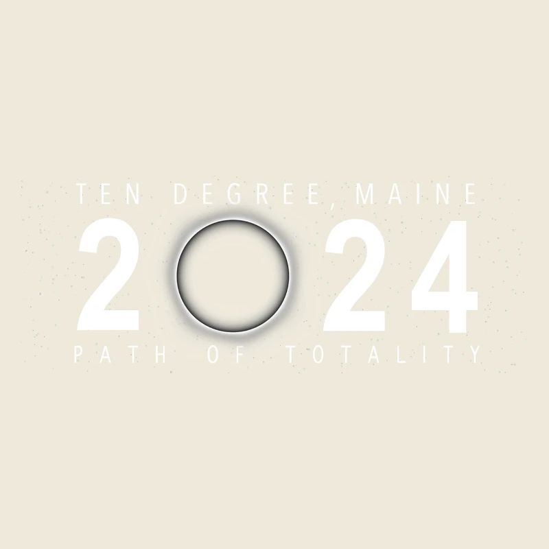 Eclipse de Soleil de dix degrés Maine 8 avril 2024