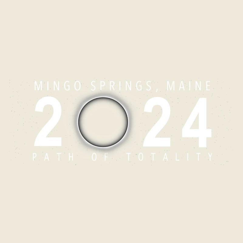 Eclipse de Soleil Mingo Springs Maine 8 avril 2024