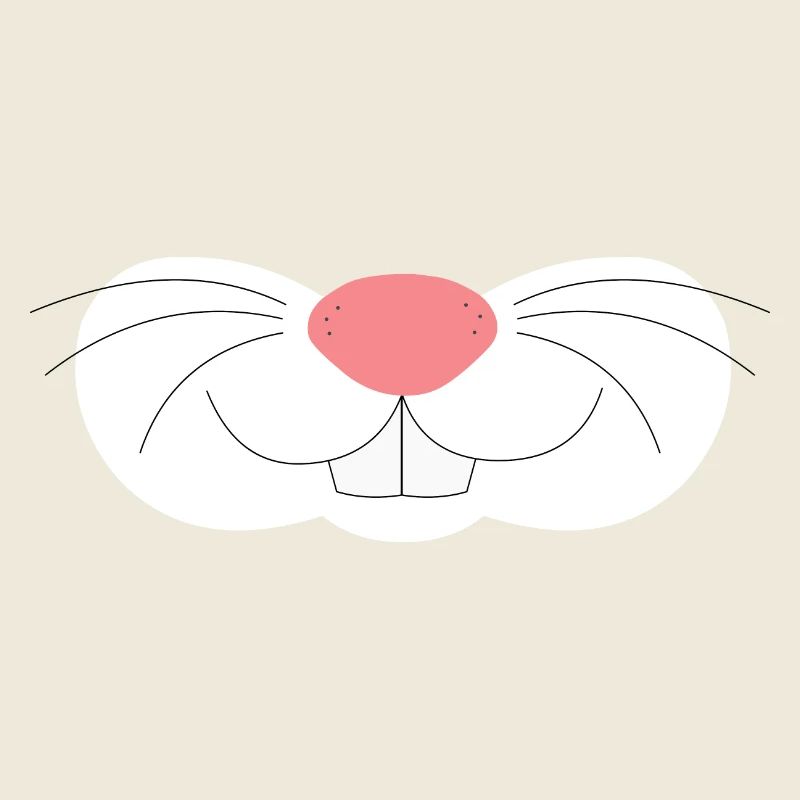 Cute bunny nose