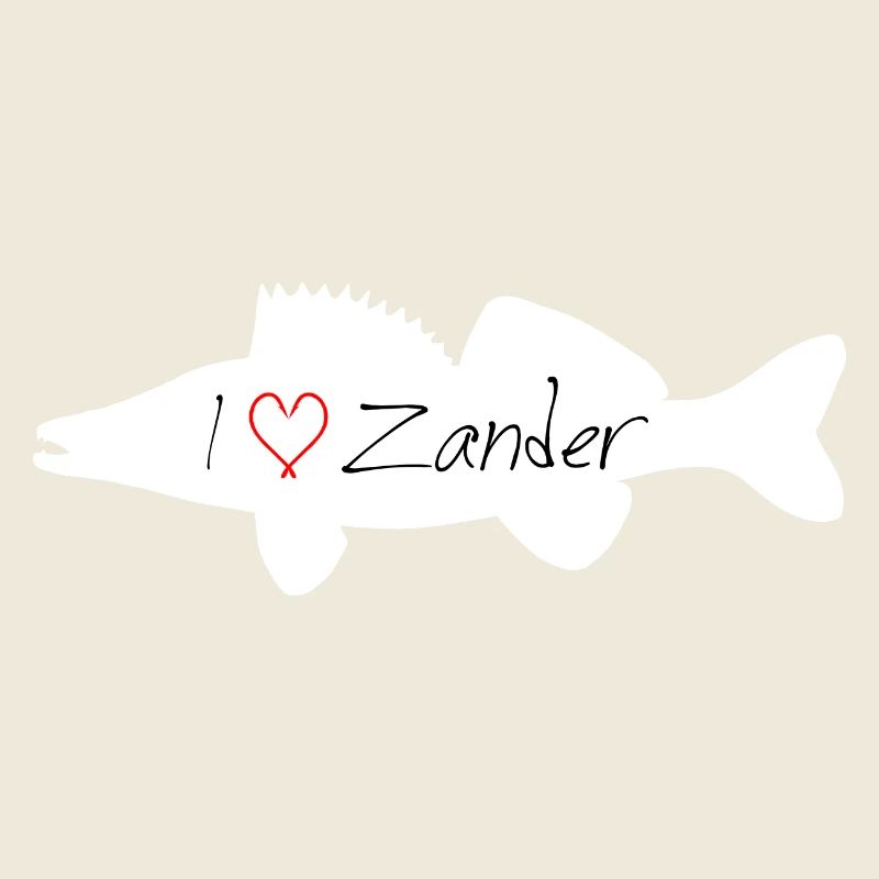 I Love Zander white