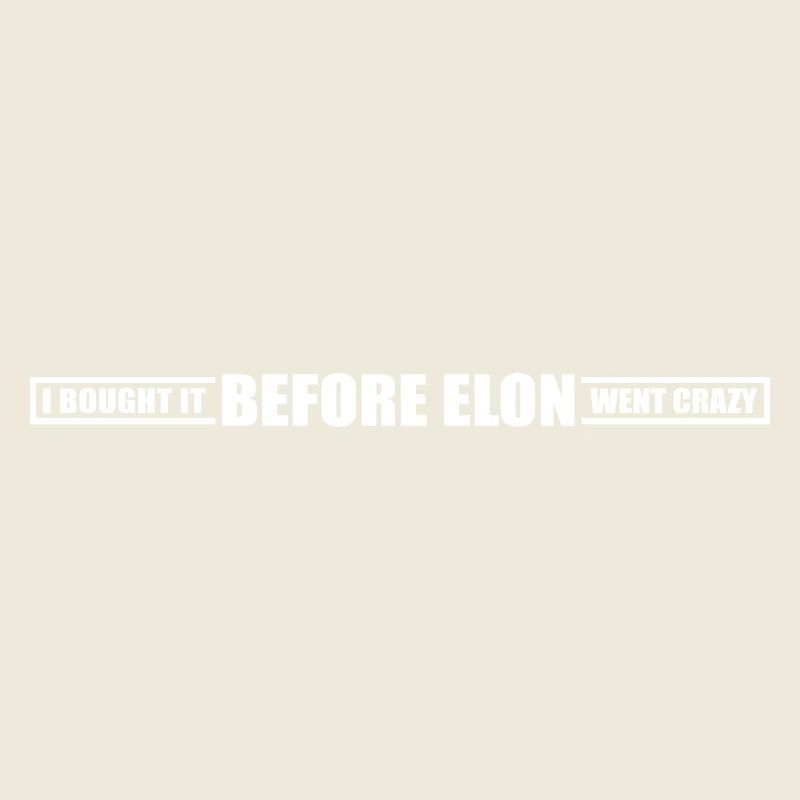 I bought it before Elon went crazy