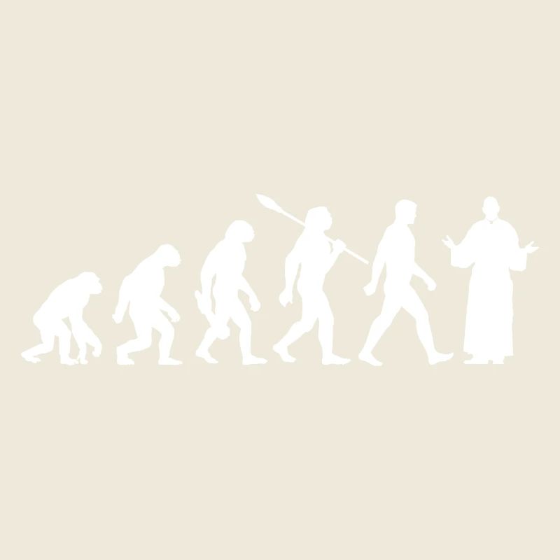 Evolution - Pfarrer - Kirche - Religion