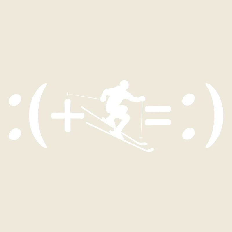 Skiing makes me happy, happiness formula