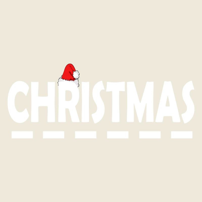 Noël avec bonnet de père Noël rouge