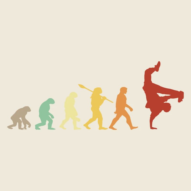 Evolution Hip Hop Breakdance - Hip Hop Geschenkidee