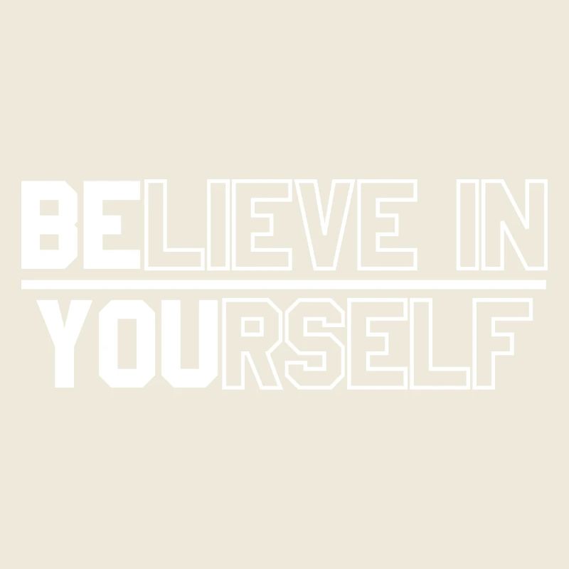 Motivational text design for self-confidence