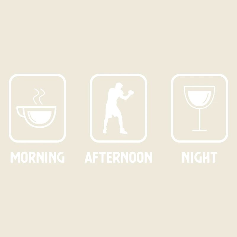 Morgens Nachts und Boxen -