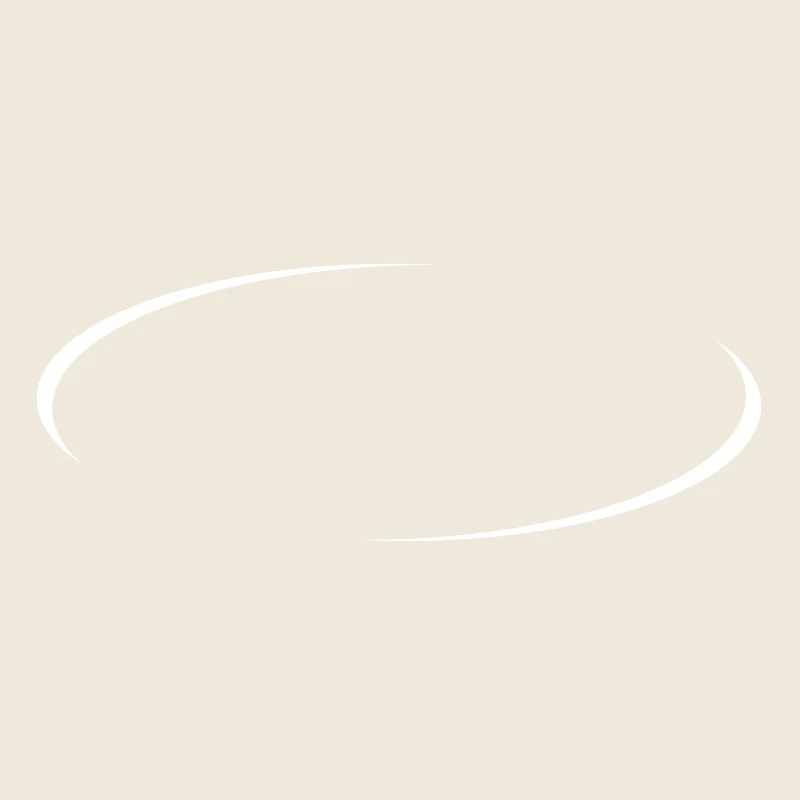 Modischer Kreis Weiß