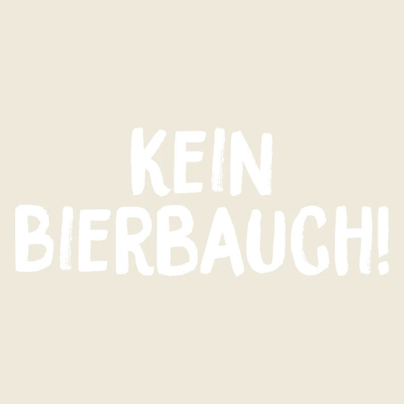 Pas de ventre de bière (lettres blanches)