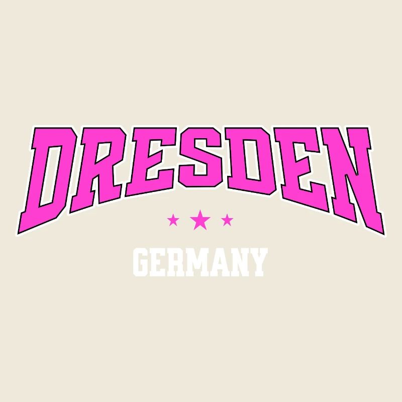 Dresden Germany Pink College Design
