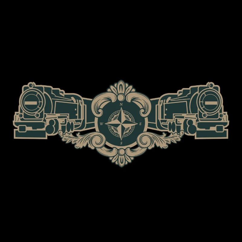 vinted retro railway logo