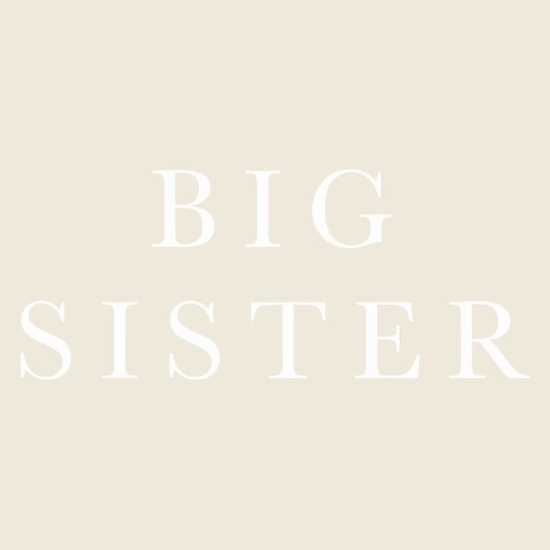 Big Sister Große Schwester weiß