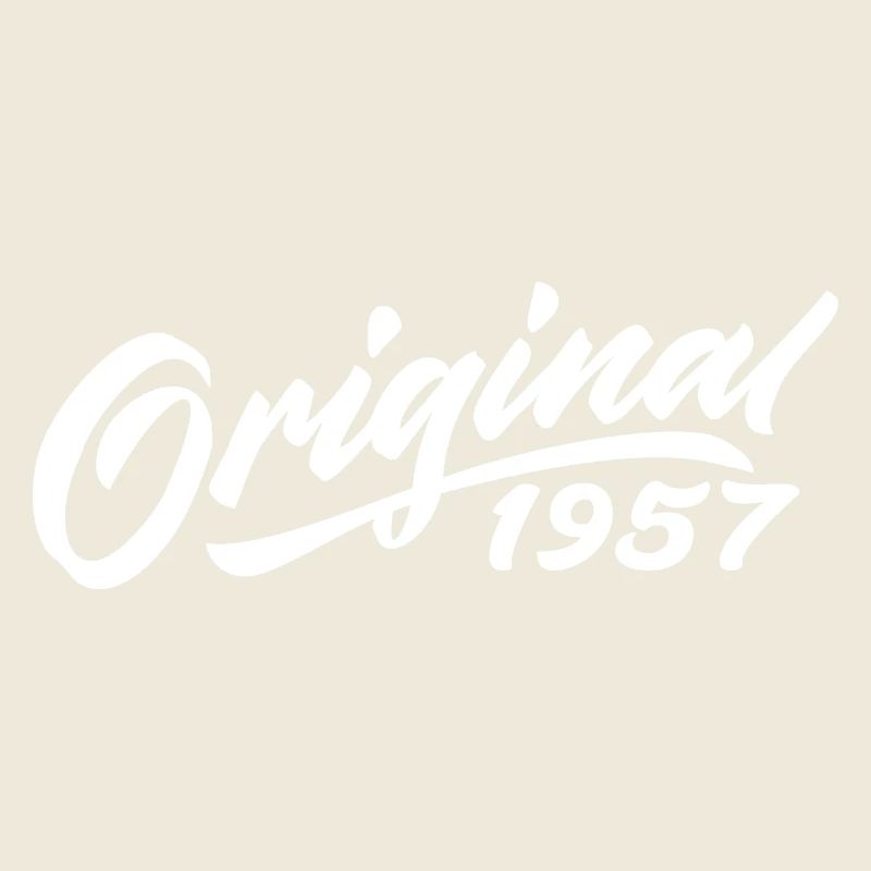 Original 1957 Geburtstagsgeschenk 1957