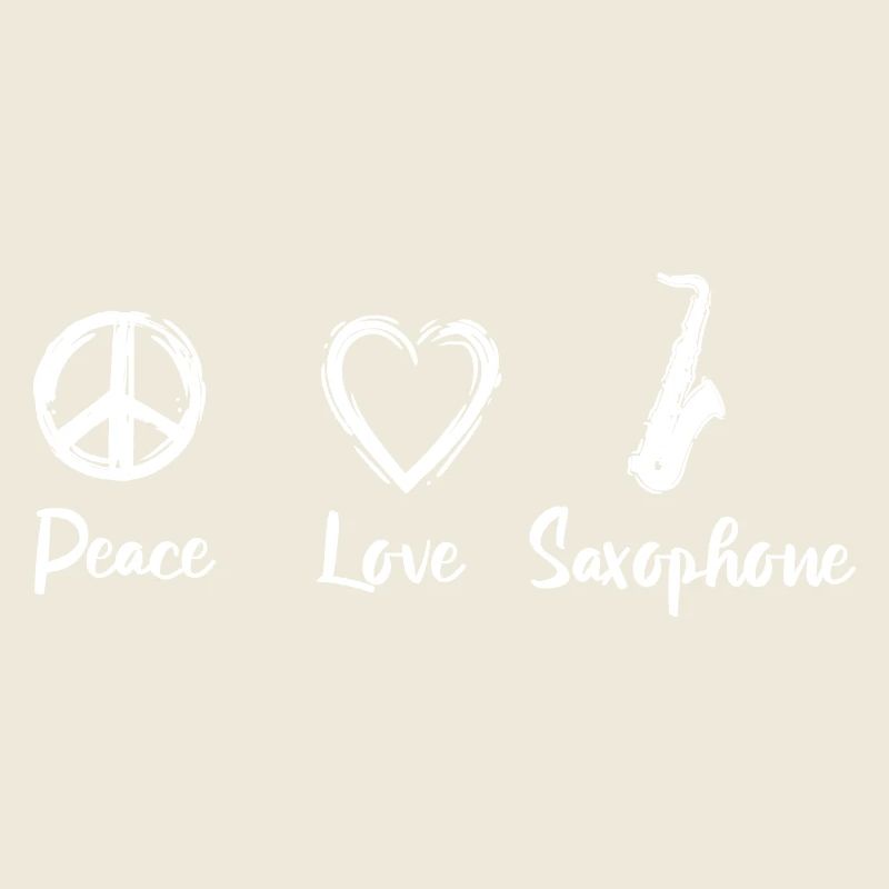 Peace Love Saxophone