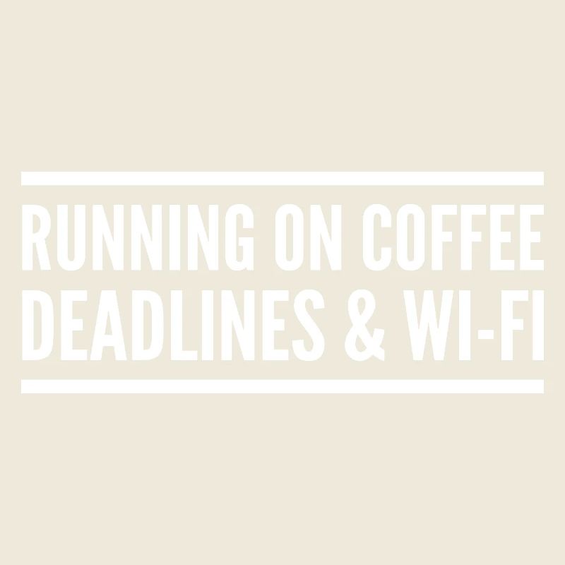Propulsé par café, délais et Wi-Fi
