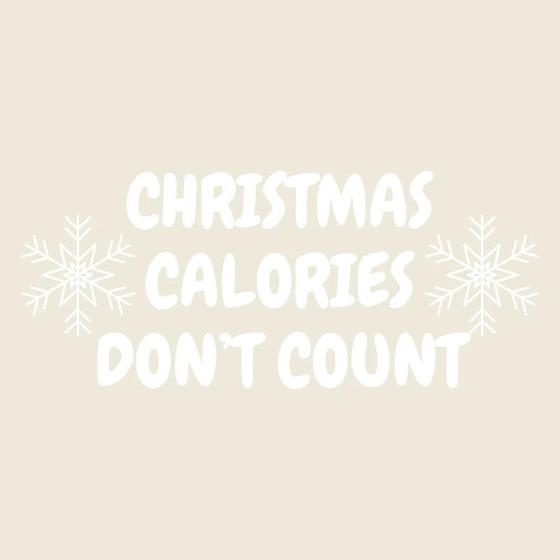 Les calories de Noël ne comptent pas Chemise