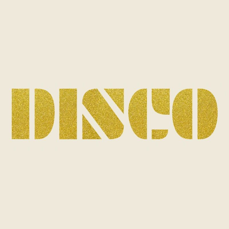 DISCO Retro Party Vibes Gold Disco Queen