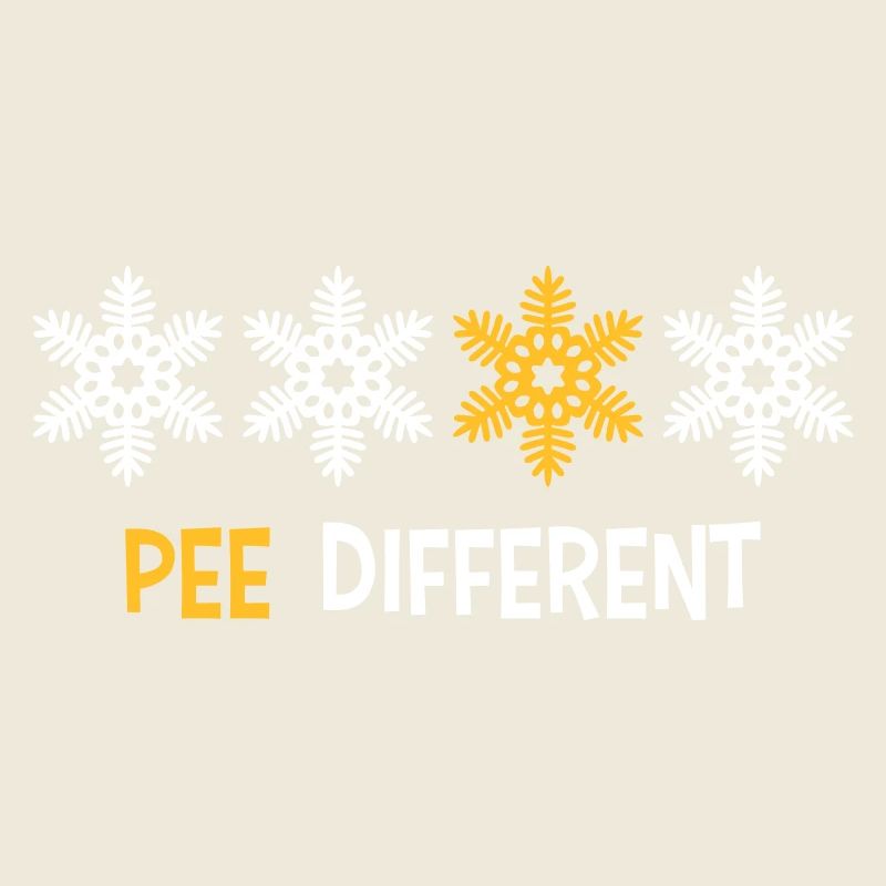 Pipi différent jaune