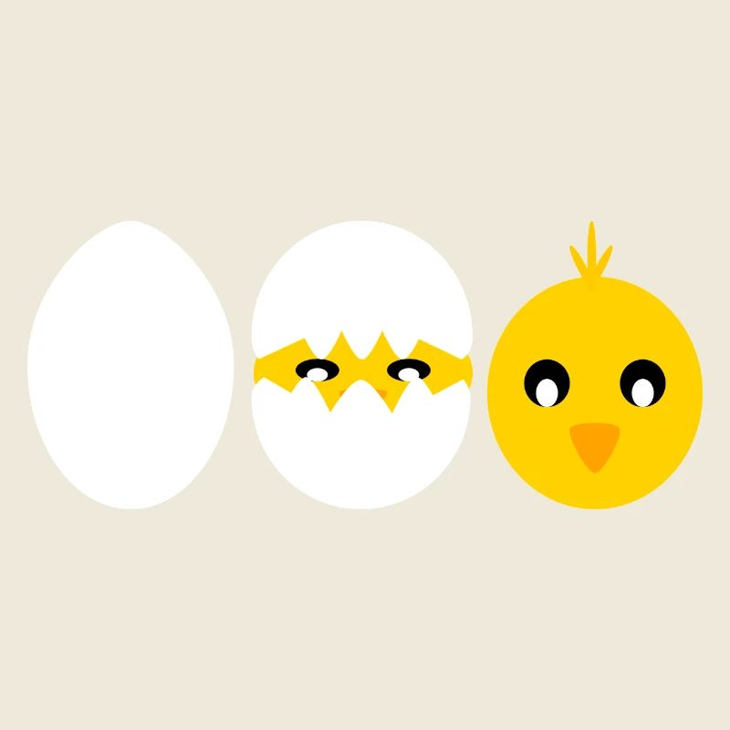 Poussin à éclosion de bande dessinée