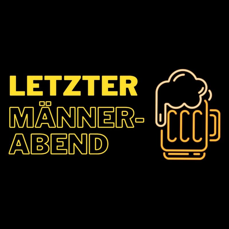 Letzter Männerabend Bier
