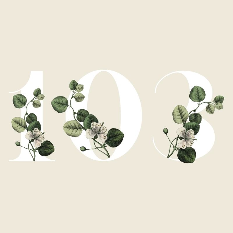 Nummer 103 Blumengrün - 103. Blumengeburtstag