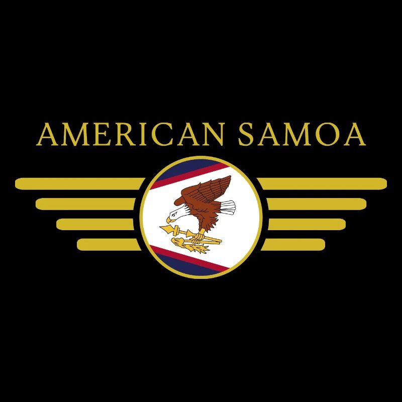 American Samoa, Elegance Style Design T-Shirt