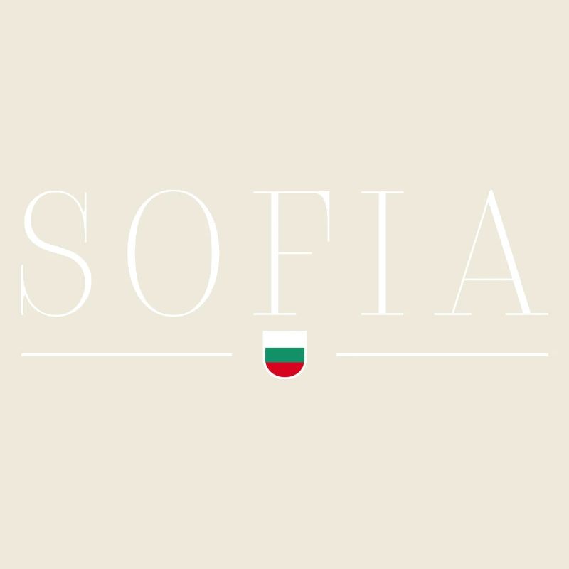 Sofia, Bulgarie T-shirt de conception de style